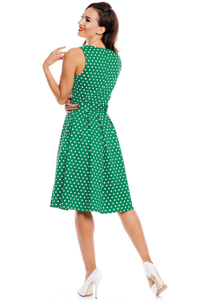 PRE-ORDER Lola Classic Vintage Sailor Dress in Dark Green