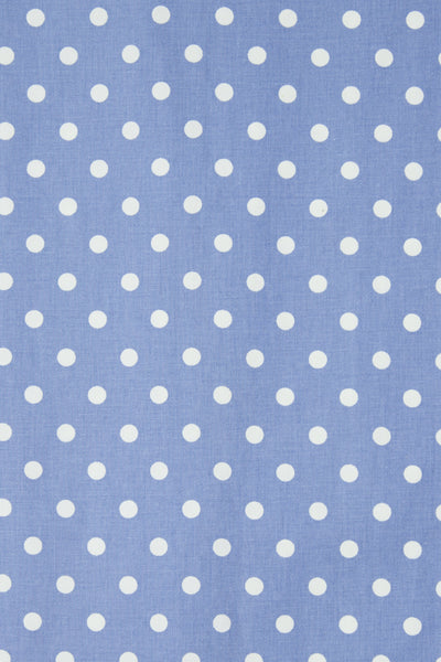 Women's Lilac & White Polka Dot Swing Dress