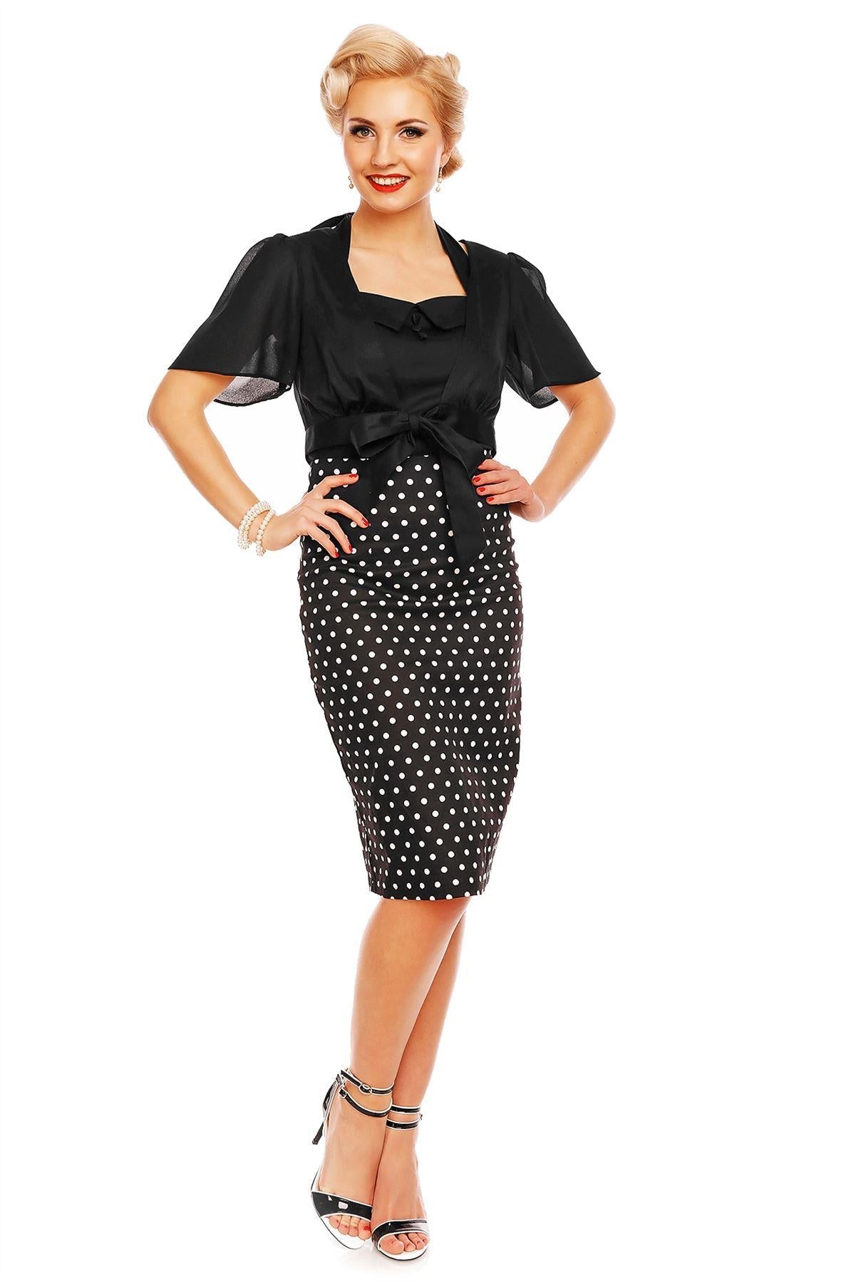 Carmen Heart Button Halter Top in Black