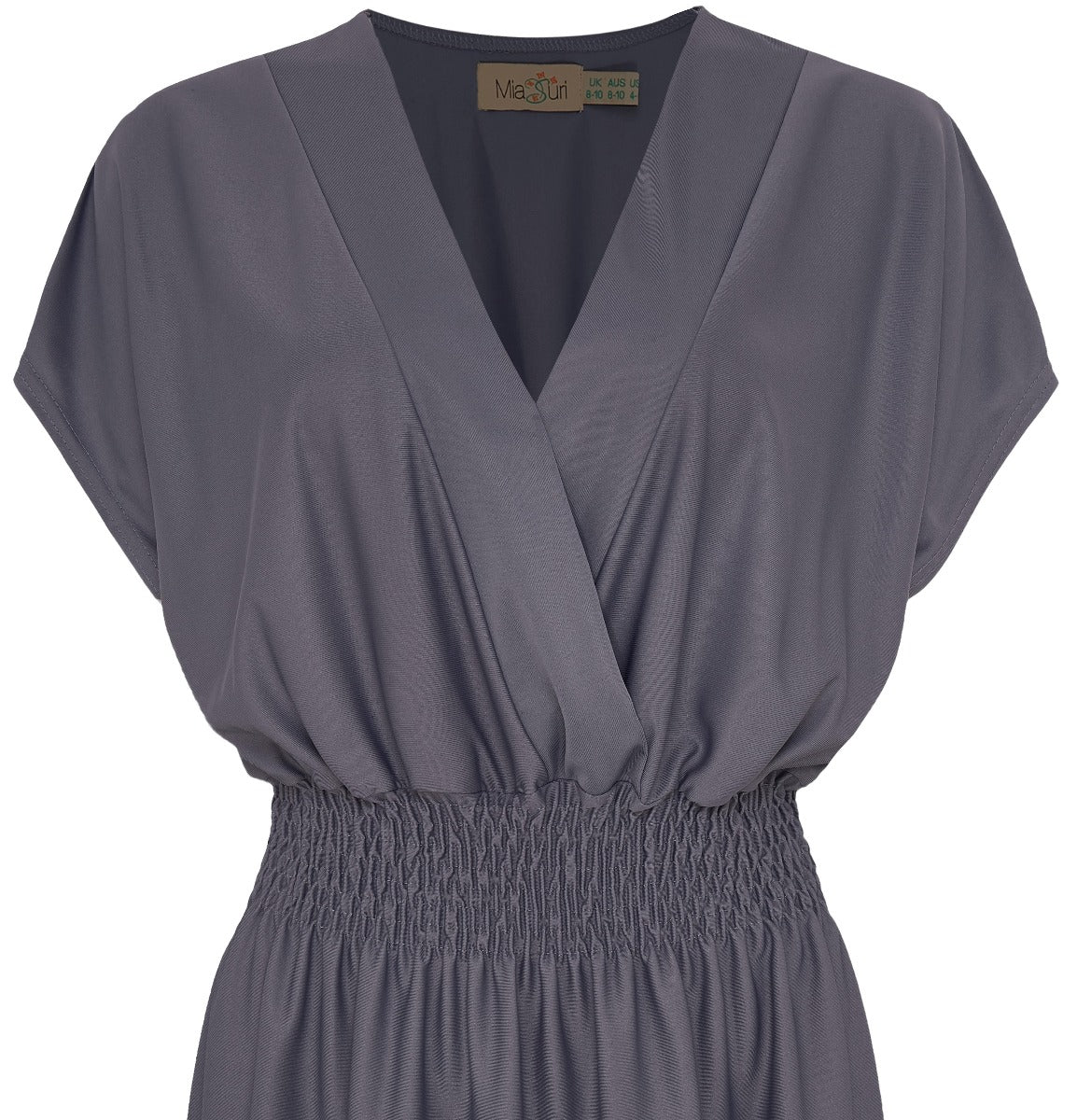 Kimono Summer Maxi Dress in Grey