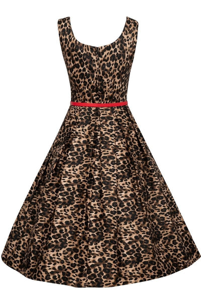 Amanda Leopard Print Swing Dress10
