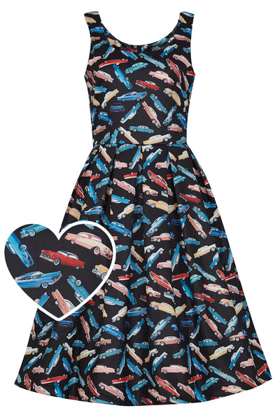 Amanda Car Print Dress