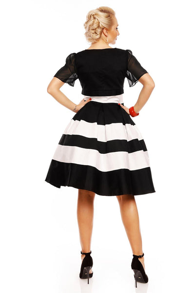 Linda Vintage Bolero Tie Shrug in Black