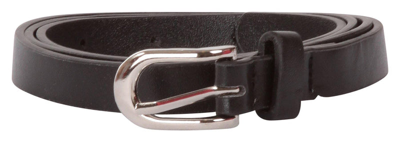 Stylish Faux Leather Buckle Belt in Black
