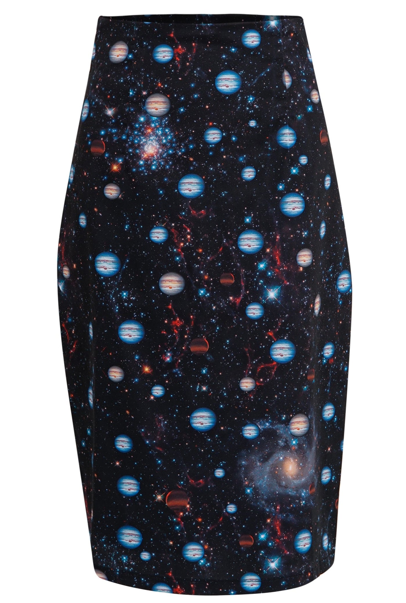 Falda Chic Pencil Skirt in Space Print