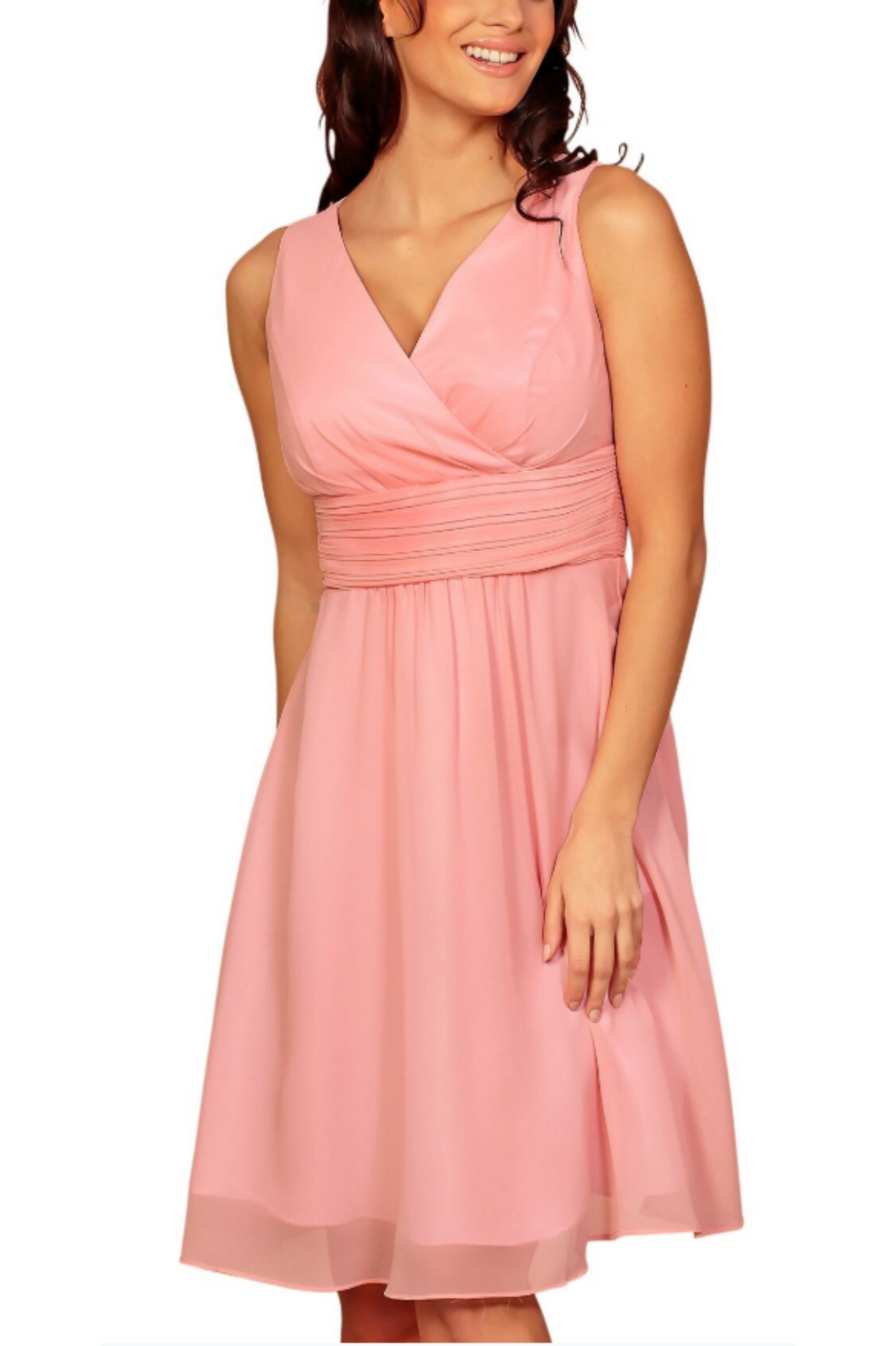 Formal Cocktail Dress in Light Pink