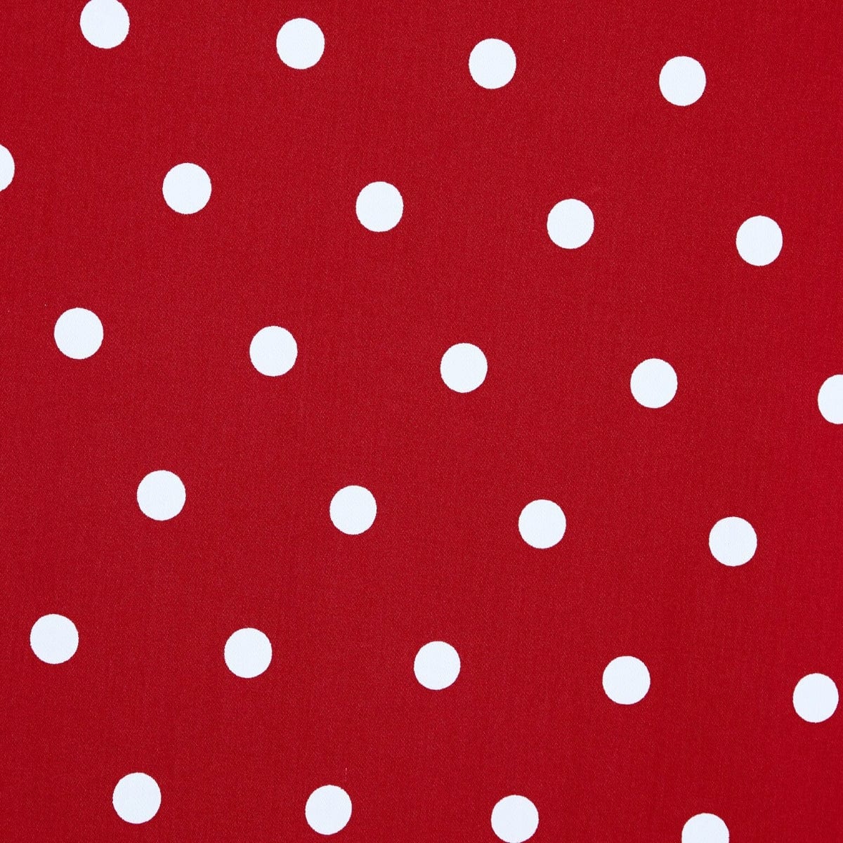 Amanda Scoop Neck Swing Dress Red & White Polka Premium Cotton