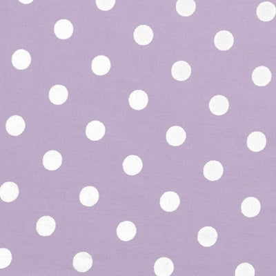 Kathleen Kids Box Pleat Circle Skirt In Pale Purple-Cream Polka