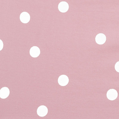 Kathleen Kids Box Pleat Circle Skirt In Pale Pink Cream Polka