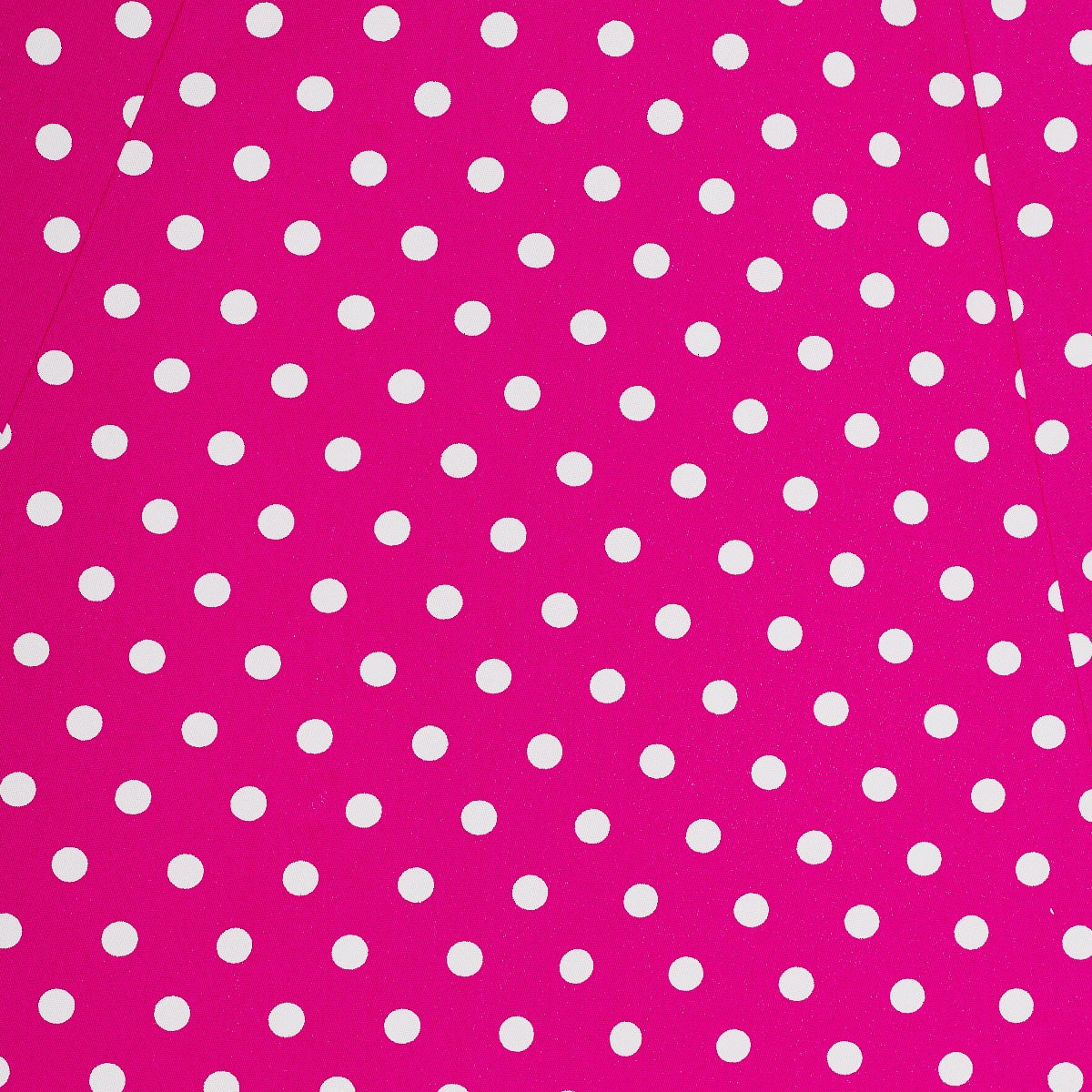 Kids Claudia 50s  Inspired Flared Dress in Hot Pink-White Polka Dots