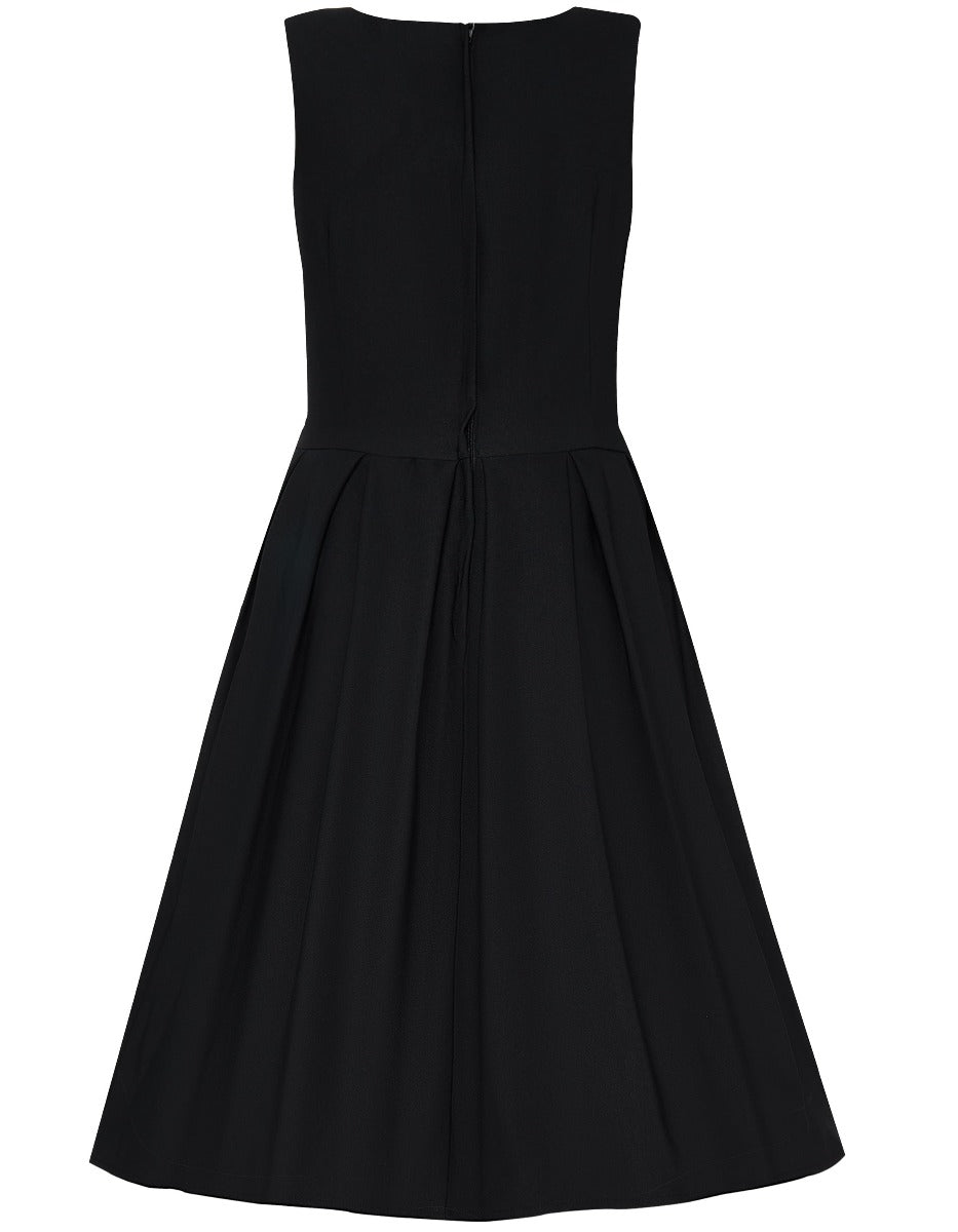 Annie Retro Swing Dress in Black