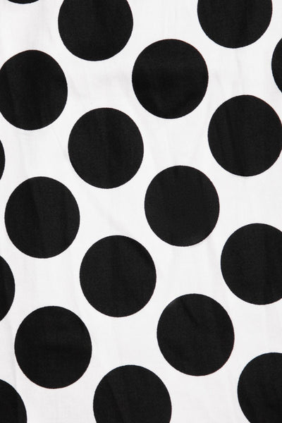Carolyn Monochrome Polka Dot Swing Skirt