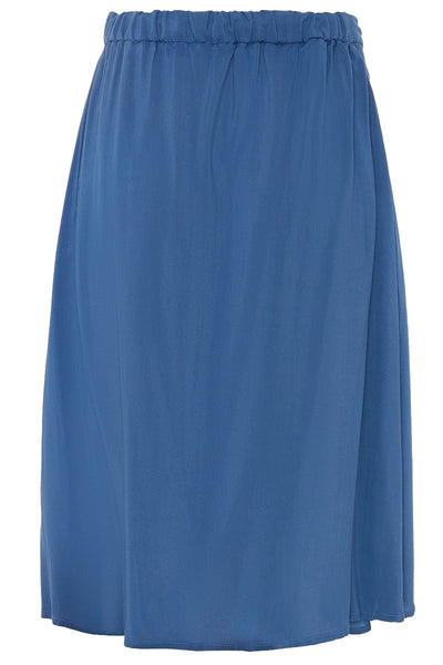 Frances Floaty Wrap Skirt in Pale Blue
