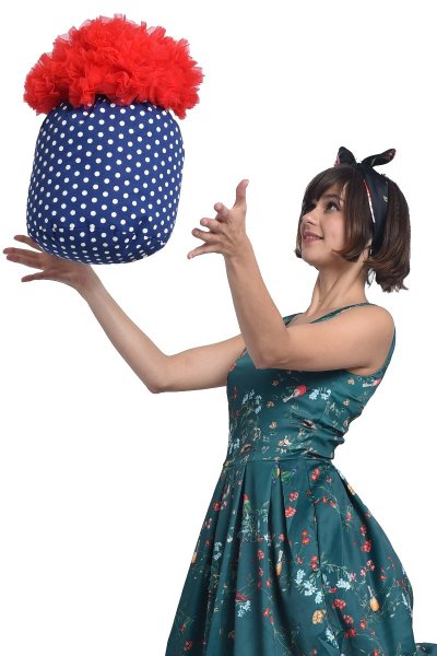 Small Petticoat String Tie Bag