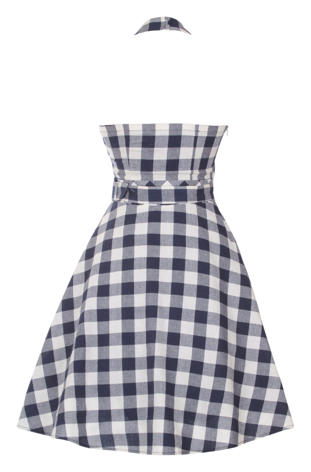 Rosie Flirty 50s Pinup Girl Style Dress in Navy