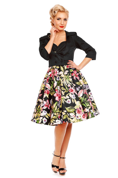 Grace Vintage Style Jive Dress in Tropical