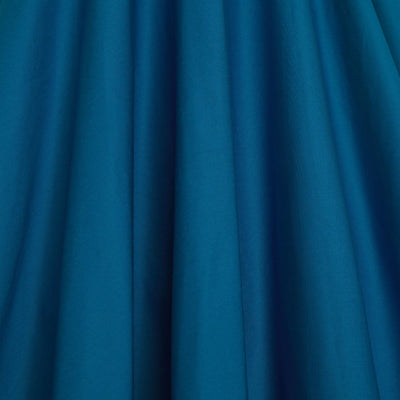 Darlene Rockabilly Swing Dress In Peacock Blue