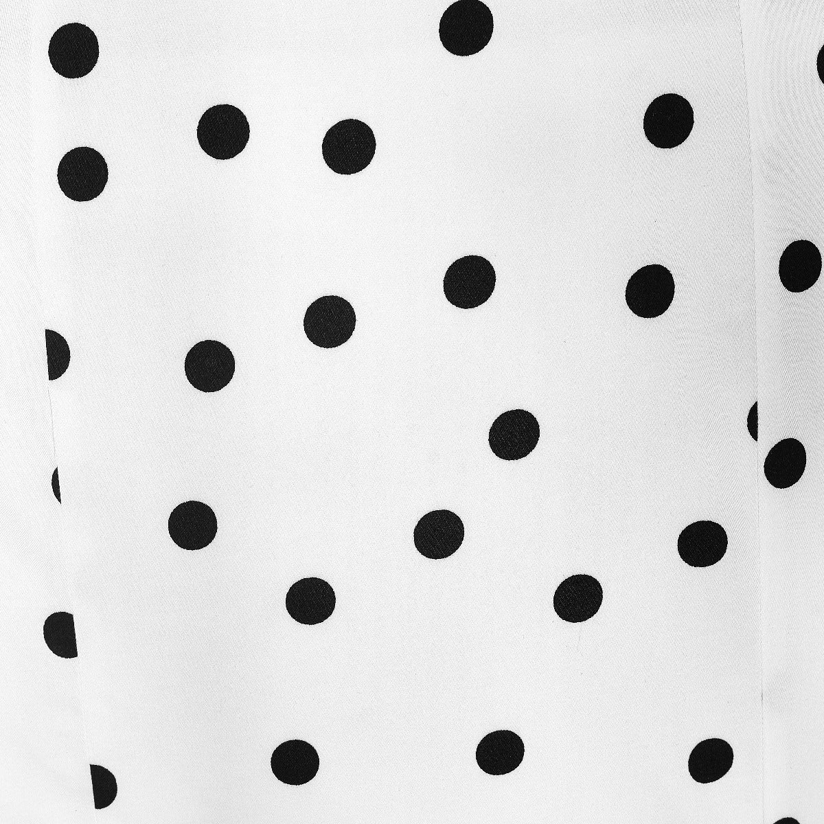 Vintage Inspired Wiggle Dress Black & White Polka Dots