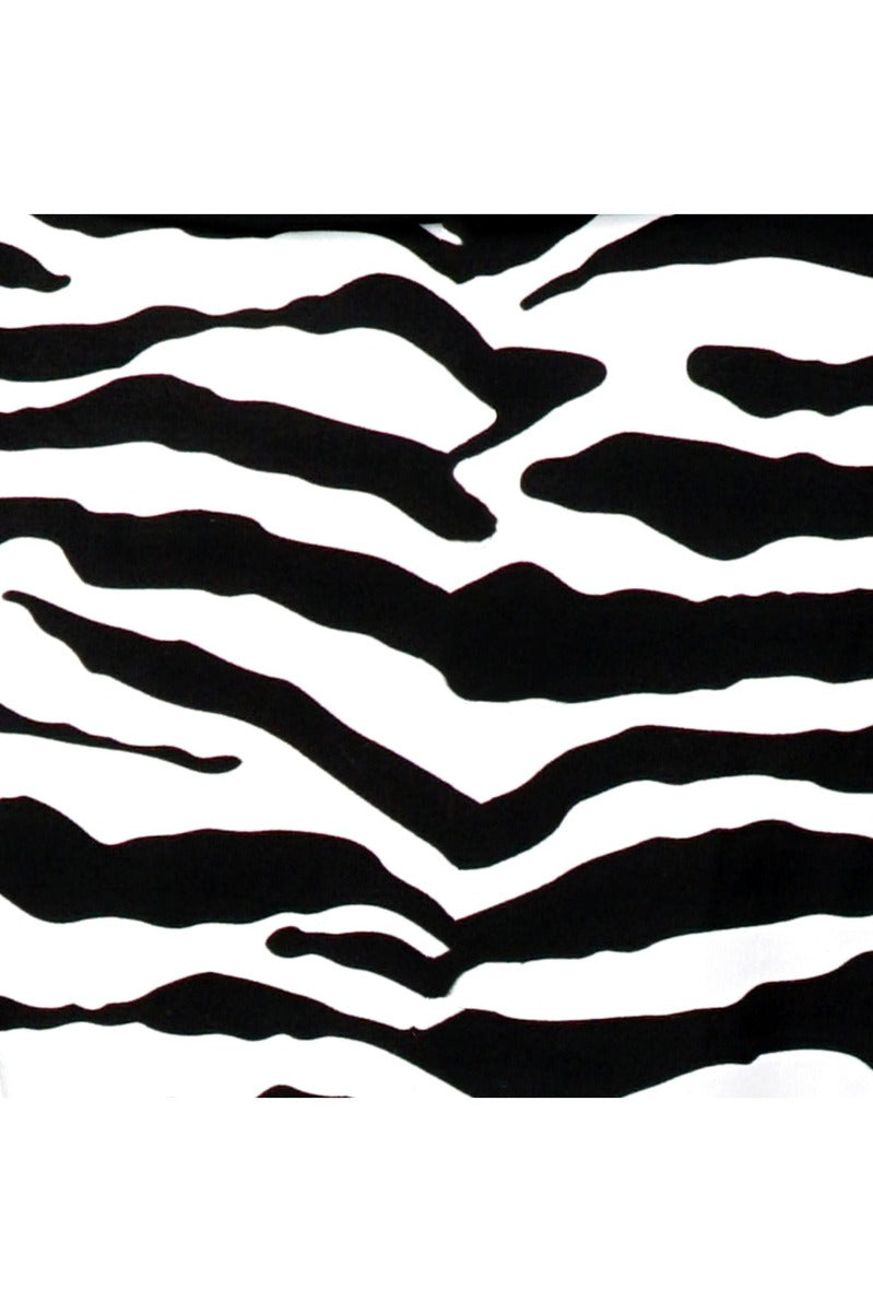 Coat Dress in Zebra Print