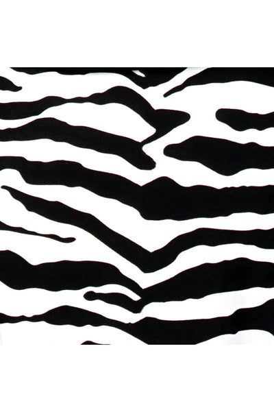 Coat Dress in Zebra Print