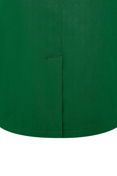 Falda Chic Pencil Plain Skirt in Green