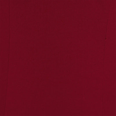 Georgina Slim Fit Top in Burgundy with Black Bust-White Polka Dots