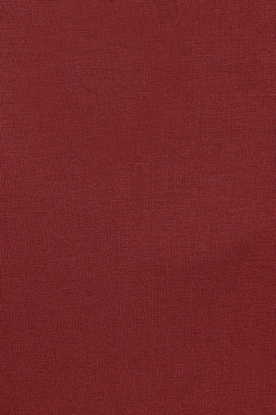 Retro Long Sleeved Wrap-Around Top in Burgundy
