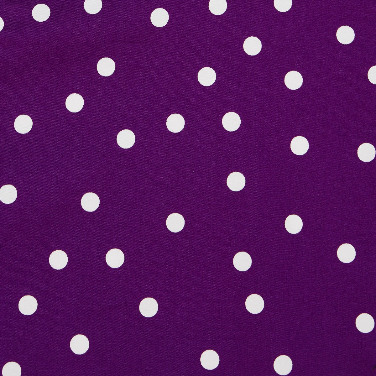 Laura 1950s Deep V Cleavage Polka Dot Dress in Purple/White