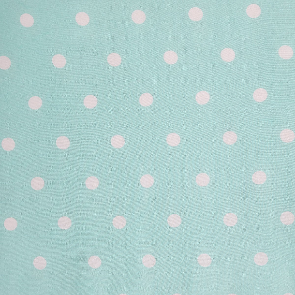 Regina Button Up Strappy Casual Dress-Acqua Blue Polka Dots