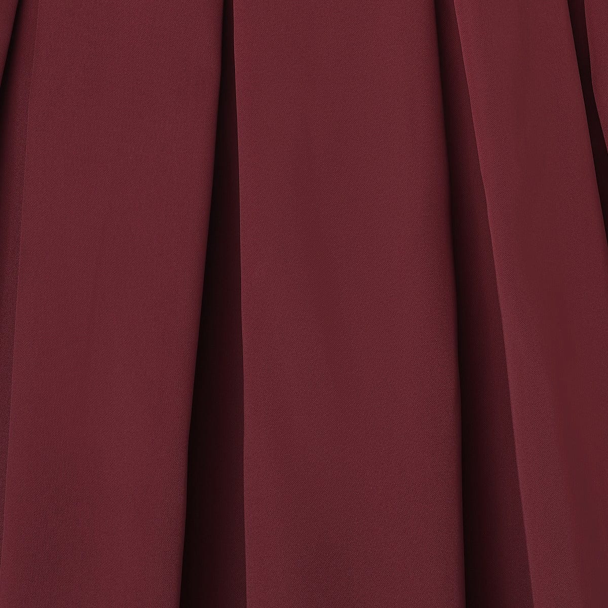 Amanda Scoop Neck Satin Swing Dress in Burgundy