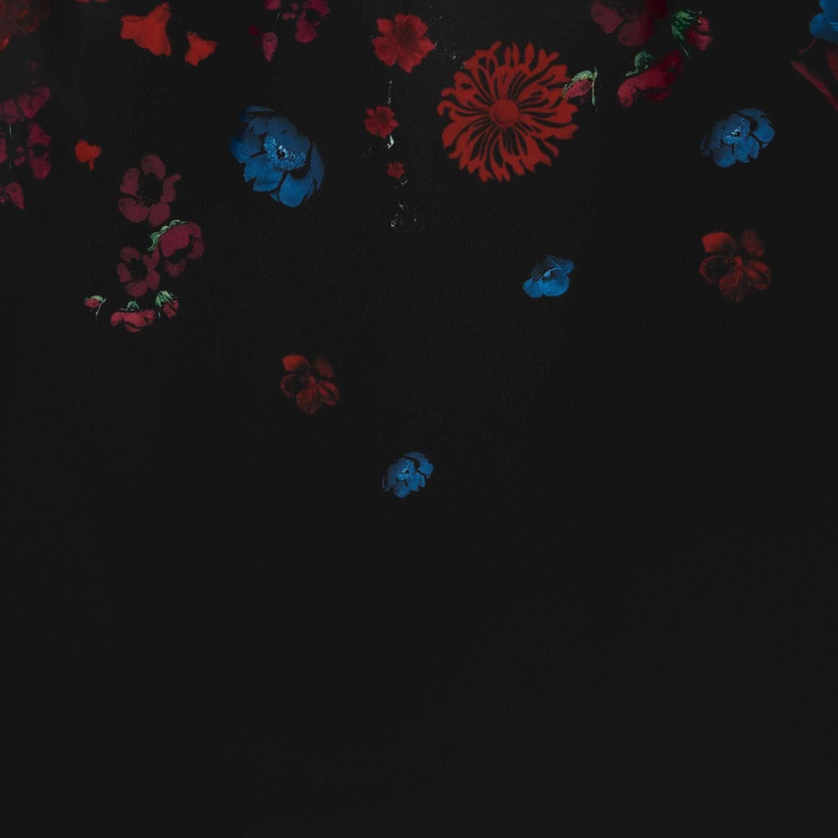 Gorgeous Amanda 50s Inspired Swing Dress Black Flower Print