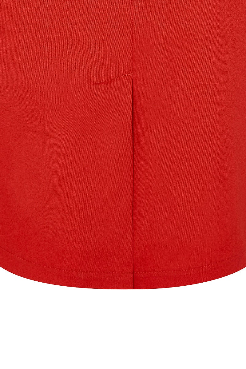 Vintage 50s Style Pencil Skirt in Red