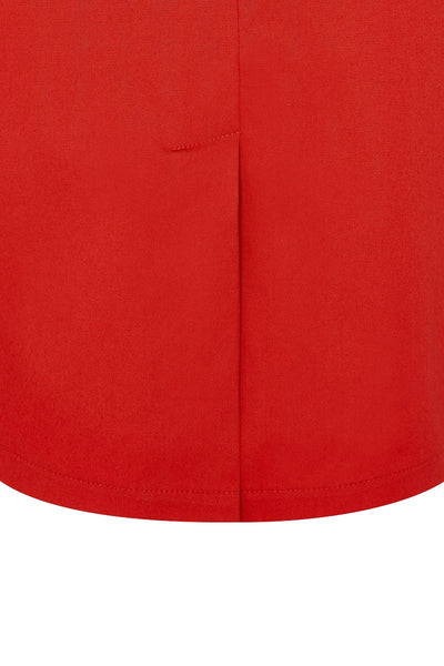 Vintage 50s Style Pencil Skirt in Red