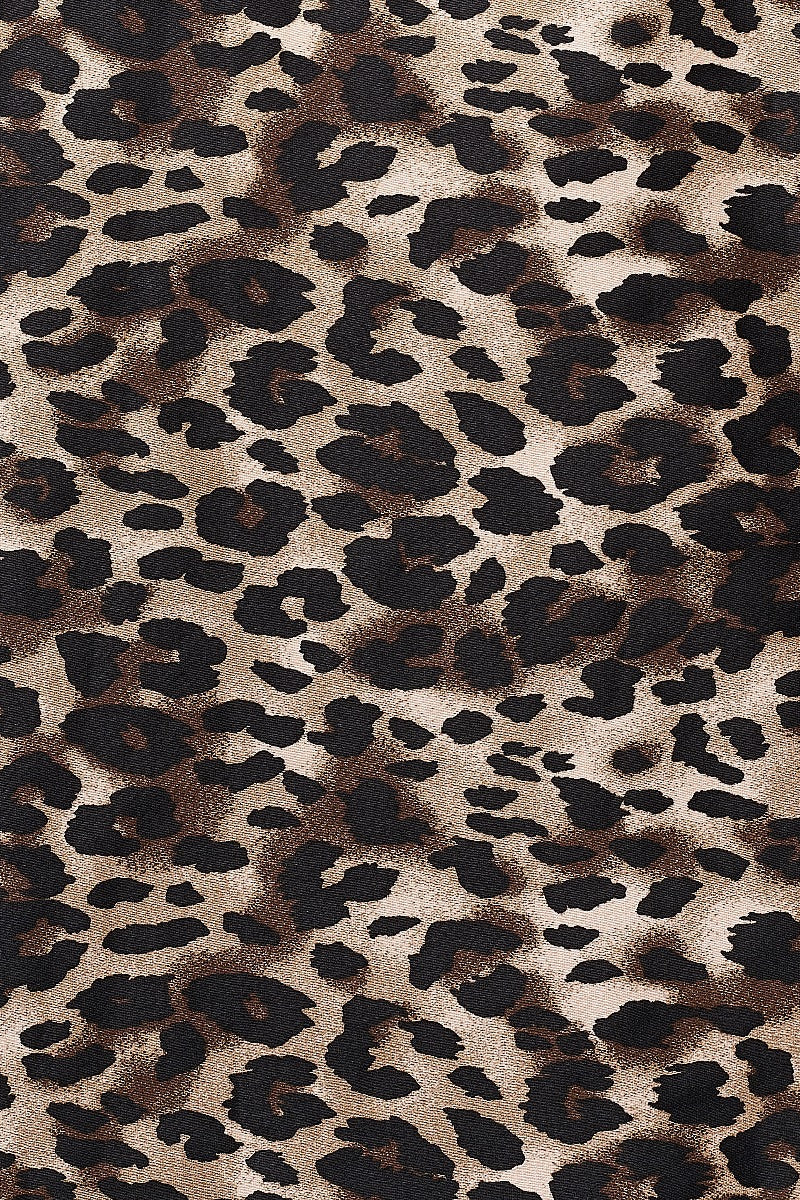 Lily Swing Dress in Leopard Print