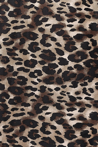 Lily Swing Dress in Leopard Print